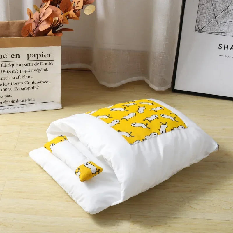 Calming Cat Cave Sleeping Bag
