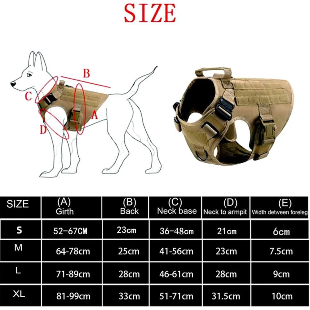 Defender Durable Tactical Dog Harness