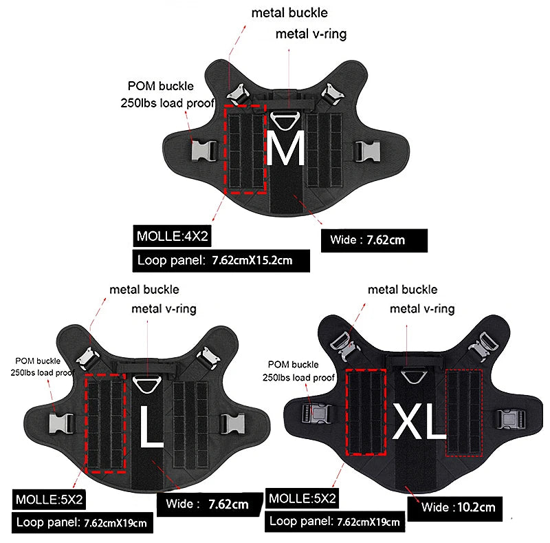 Defender Durable Tactical Dog Harness