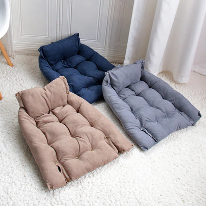 3-in-1 Luxury Sofa Dog Bed