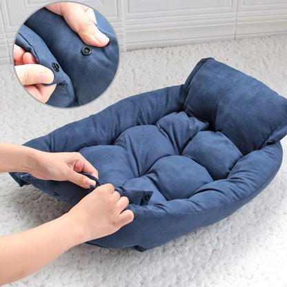 3-in-1 Luxury Sofa Dog Bed