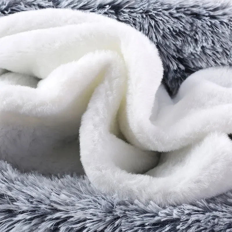 Warm Sleeping Bag Plush Cat Nest