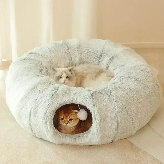 Calming Cat Tunnel Bed