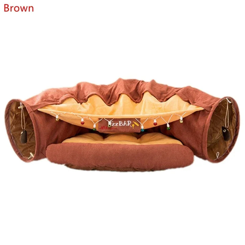 Plush Burrowing Cat Tunnel