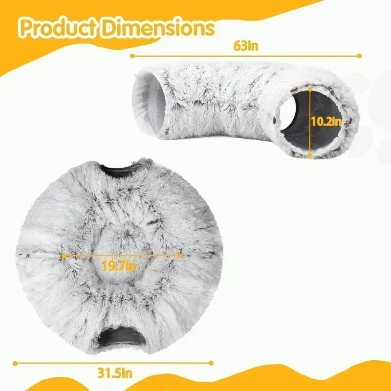 Calming Cat Tunnel Bed