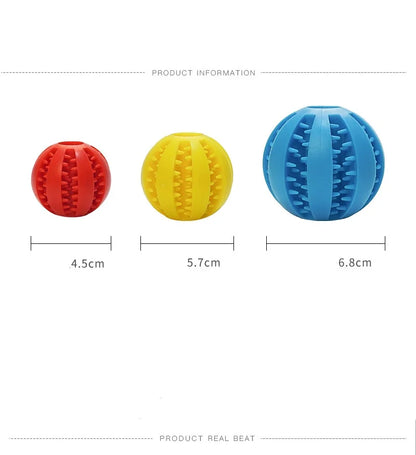 Slow Feeder Rubber Treat Ball