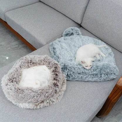 Warm Sleeping Bag Plush Cat Nest