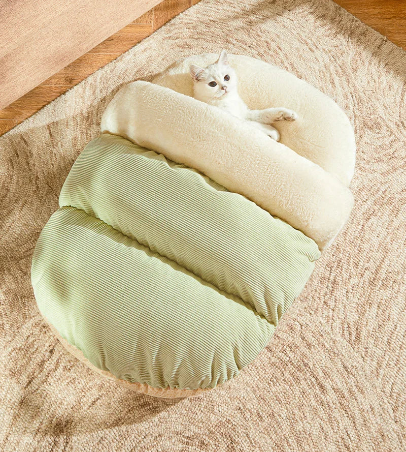 Winter Warm Pet Cat Bed Soft Plush