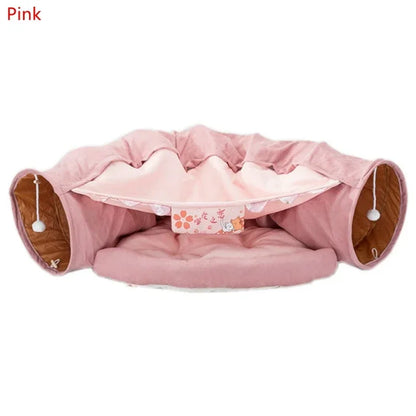 Plush Burrowing Cat Tunnel