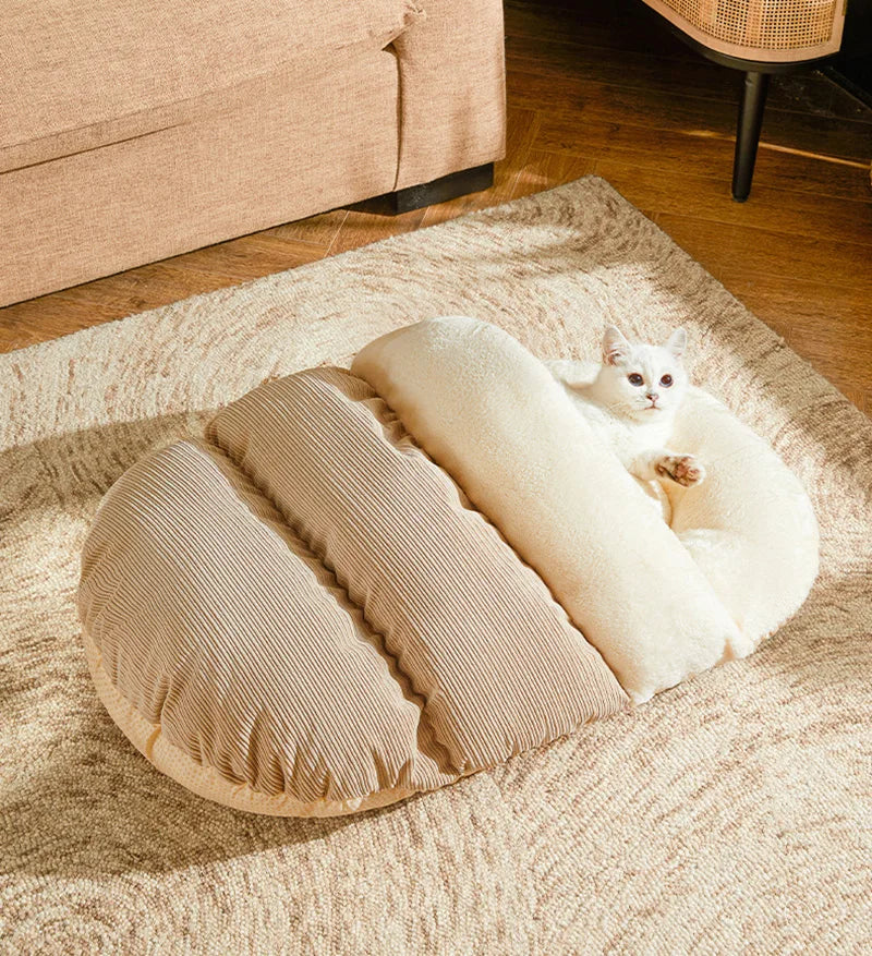 Winter Warm Pet Cat Bed Soft Plush