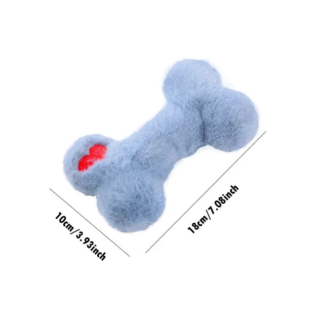 Plush Dino Dog Toy
