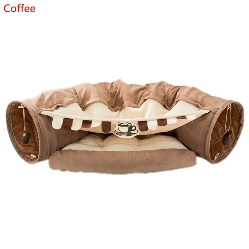 Plush Burrowing Cat Tunnel