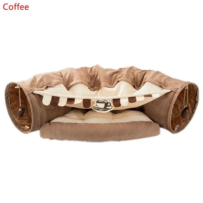 Plush Burrowing Cat Tunnel