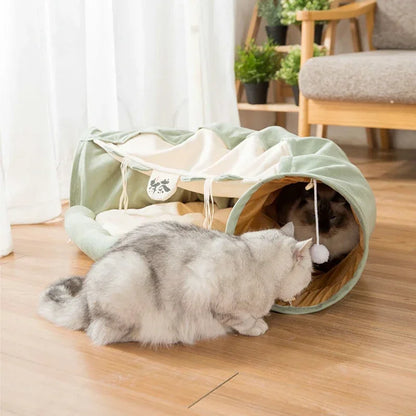 Plush Burrowing Cat Tunnel