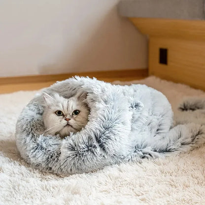Warm Sleeping Bag Plush Cat Nest