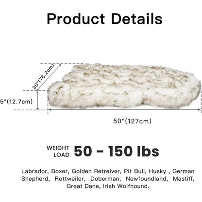 Luxury Faux Fur Dog Bed