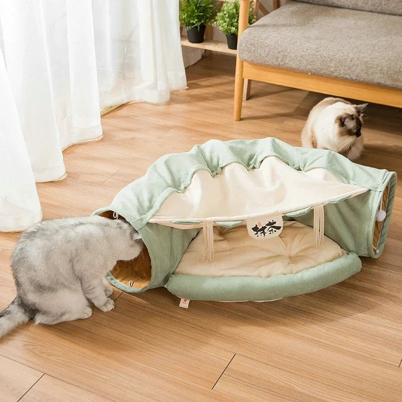 Plush Burrowing Cat Tunnel