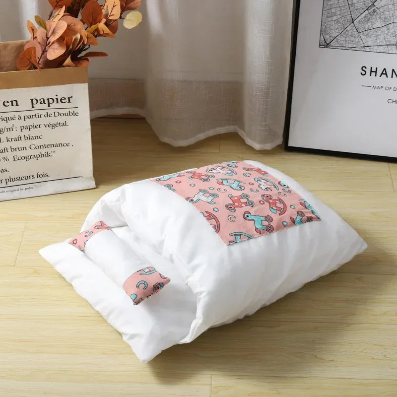 Calming Cat Cave Sleeping Bag