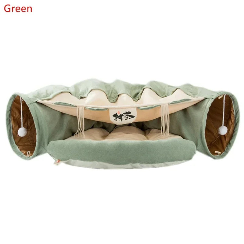 Plush Burrowing Cat Tunnel