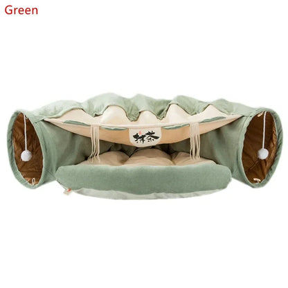 Plush Burrowing Cat Tunnel