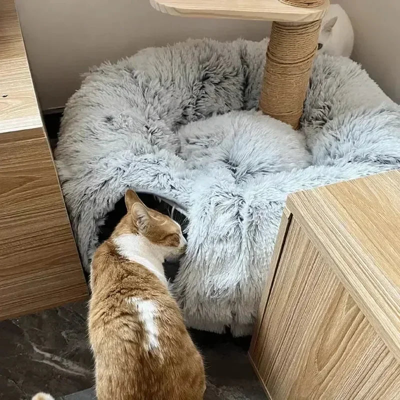 Calming Cat Tunnel Bed