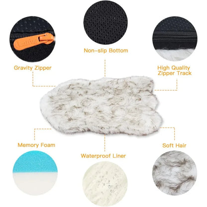 Luxury Faux Fur Dog Bed