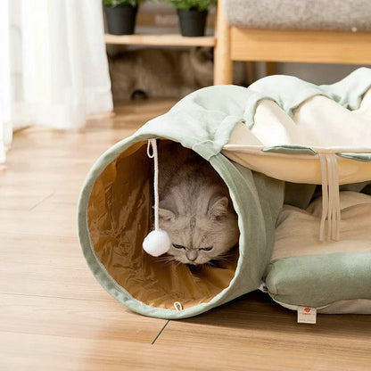 Plush Burrowing Cat Tunnel