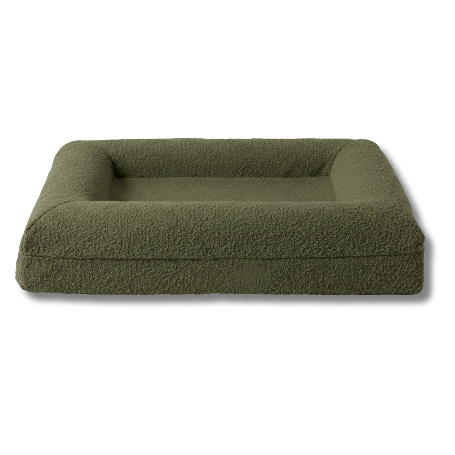 Luxury Bouclé Memory Foam Dog Bed