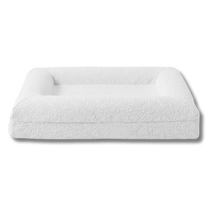 Luxury Bouclé Memory Foam Dog Bed