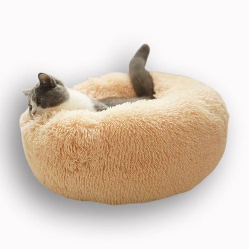 Plush Calming Cat Bed Removable Cover