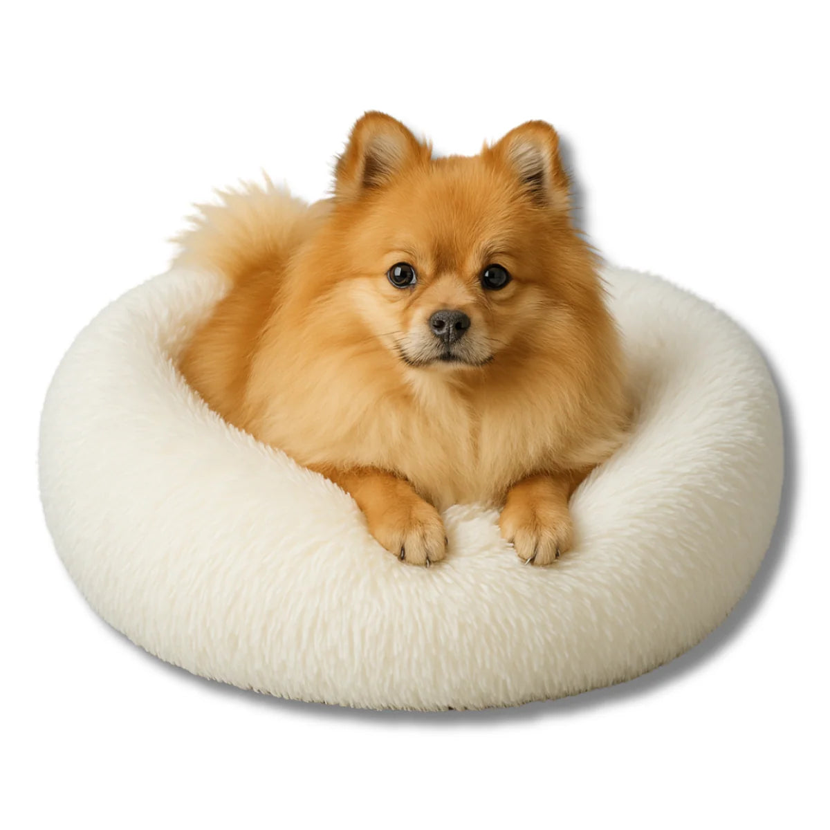 Calming Dog Bed with Removable Cover
