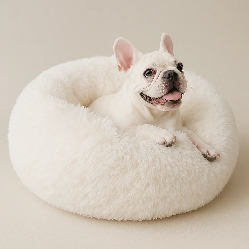 Calming Dog Bed with Removable Cover
