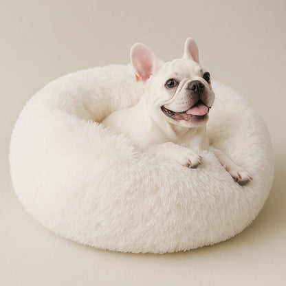Calming Dog Bed with Removable Cover